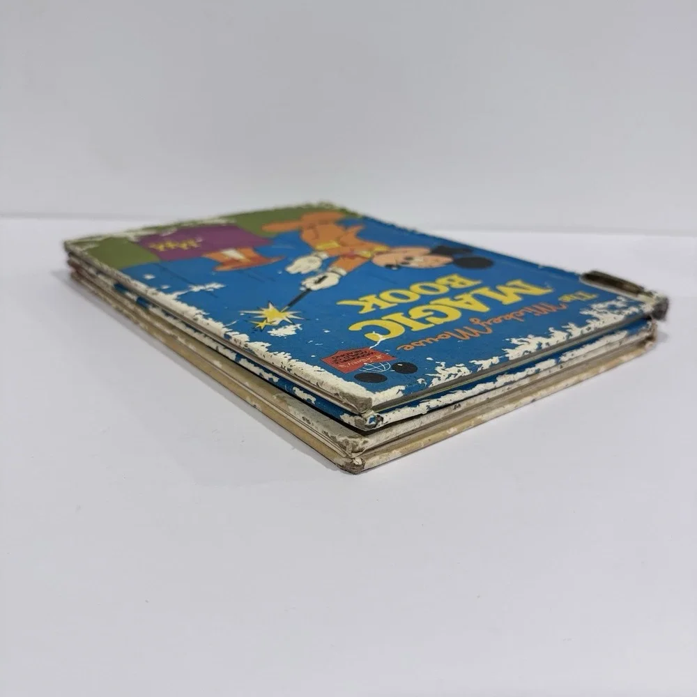 Vintage 1974 Disney's The Mickey Mouse Make-It & Magic Books‎ HC